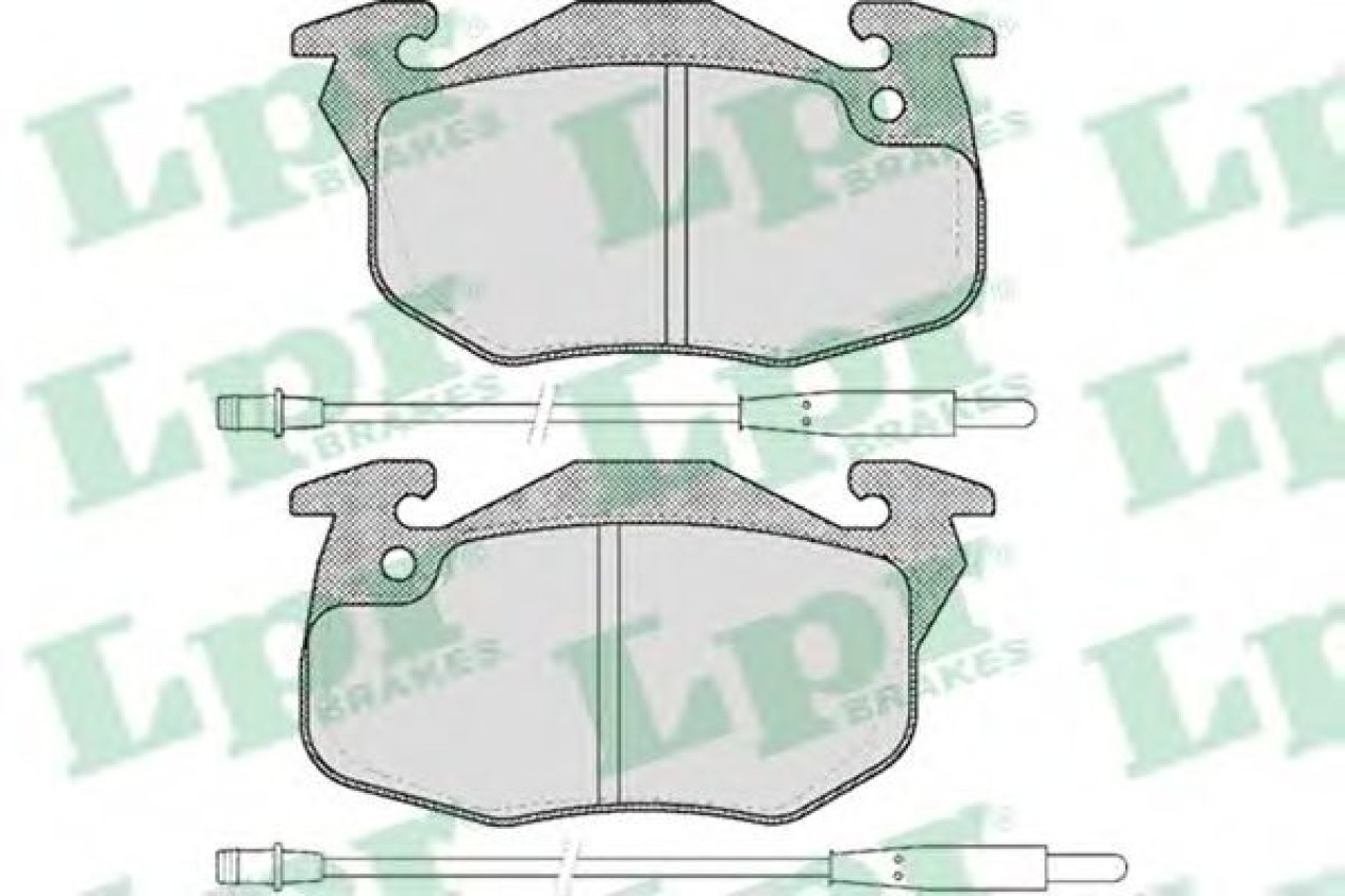 Set placute frana,frana disc PEUGEOT 306 (7B, N3, N5) (1993 - 2003) LPR 05P384 piesa NOUA