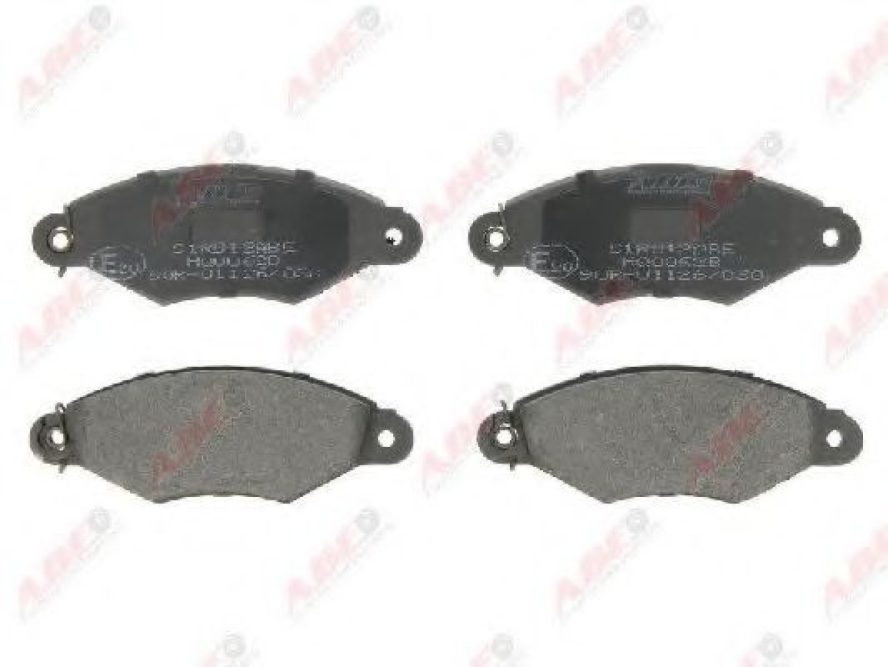 Set placute frana,frana disc PEUGEOT 306 (7B, N3, N5) (1993 - 2003) ABE C1R012ABE piesa NOUA