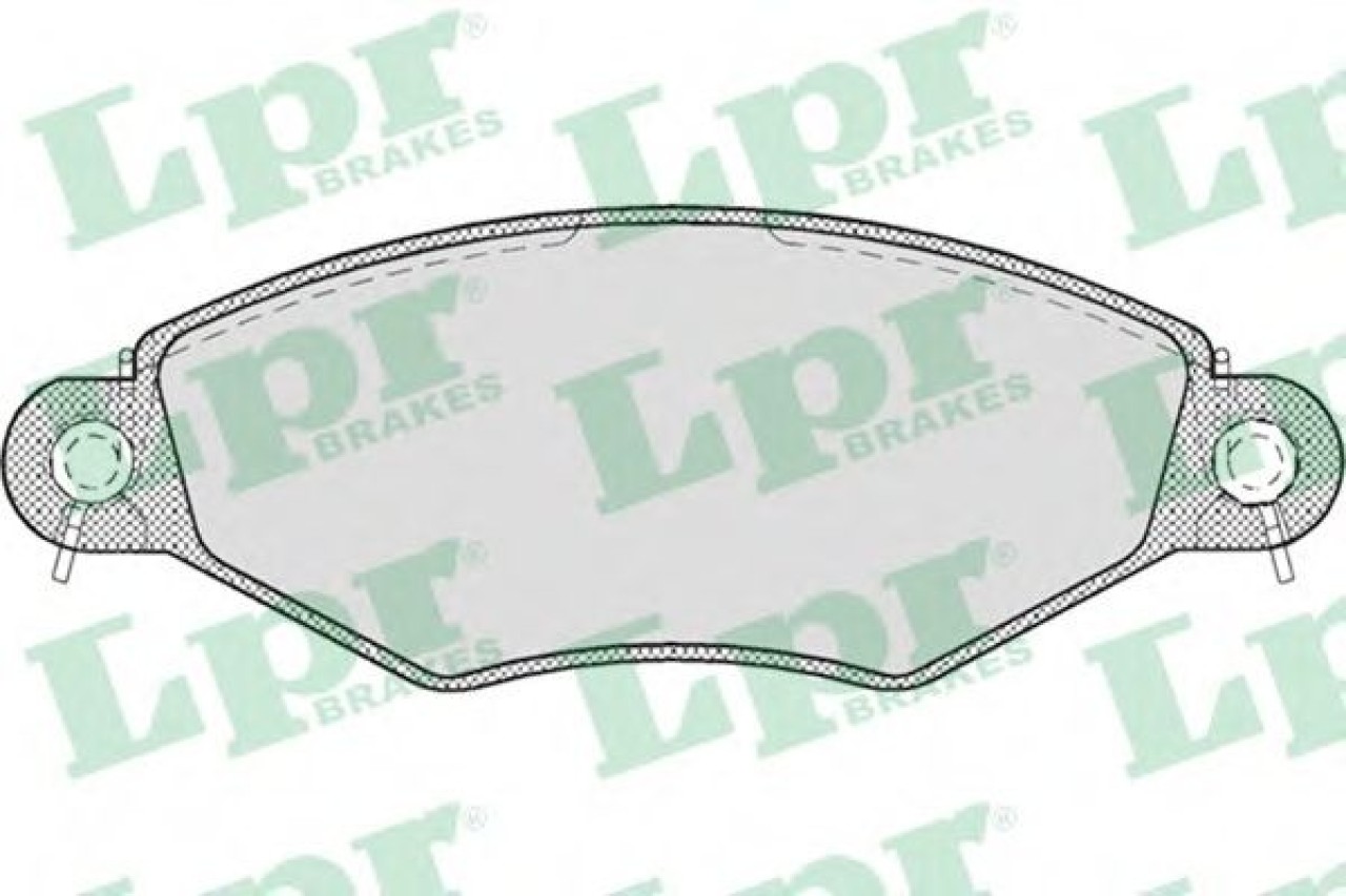 Set placute frana,frana disc PEUGEOT 306 (7B, N3, N5) (1993 - 2003) LPR 05P708 piesa NOUA