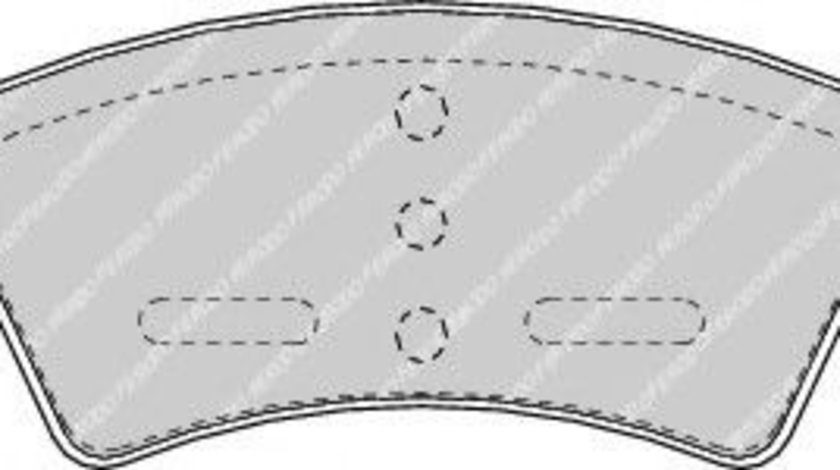 Set placute frana,frana disc PEUGEOT 306 Break (7E, N3, N5) (1994 - 2002) FERODO FDB1370 piesa NOUA