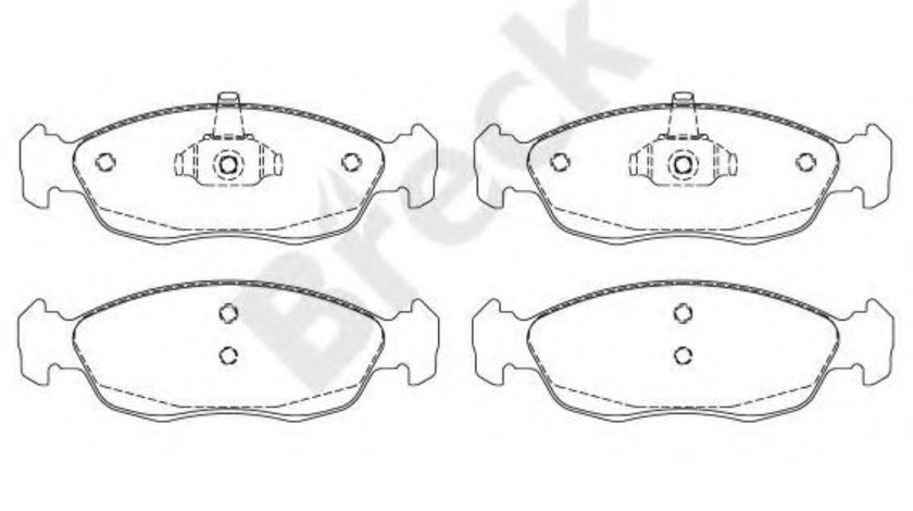 Set placute frana,frana disc PEUGEOT 306 Hatchback (7A, 7C, N3, N5) (1993 - 2003) Break 21827 00 702 00 piesa NOUA