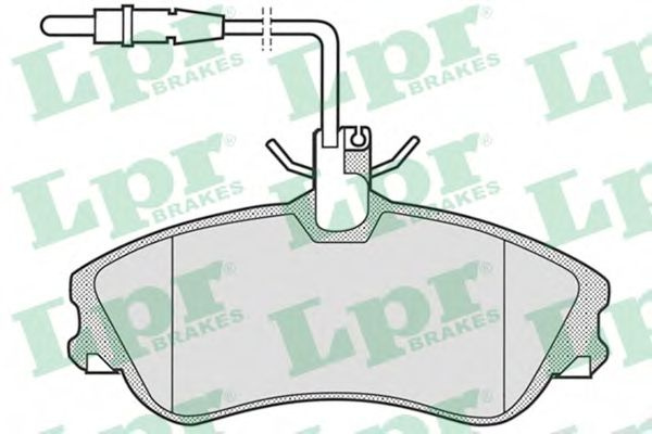 Set placute frana,frana disc PEUGEOT 306 Hatchback (7A, 7C, N3, N5) (1993 - 2003) LPR 05P683 piesa NOUA