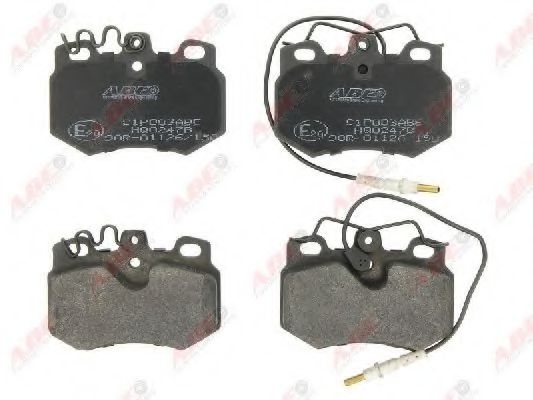 Set placute frana,frana disc PEUGEOT 306 Hatchback (7A, 7C, N3, N5) (1993 - 2003) ABE C1P003ABE piesa NOUA