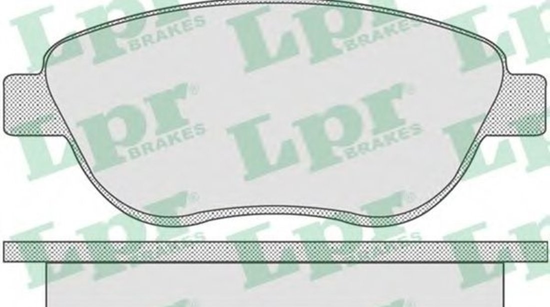 Set placute frana,frana disc PEUGEOT 307 (3A/C) (2000 - 2016) LPR 05P807 piesa NOUA