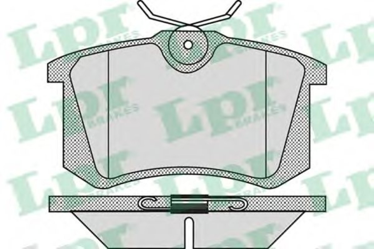Set placute frana,frana disc PEUGEOT 307 CC (3B) (2003 - 2016) LPR 05P868 piesa NOUA