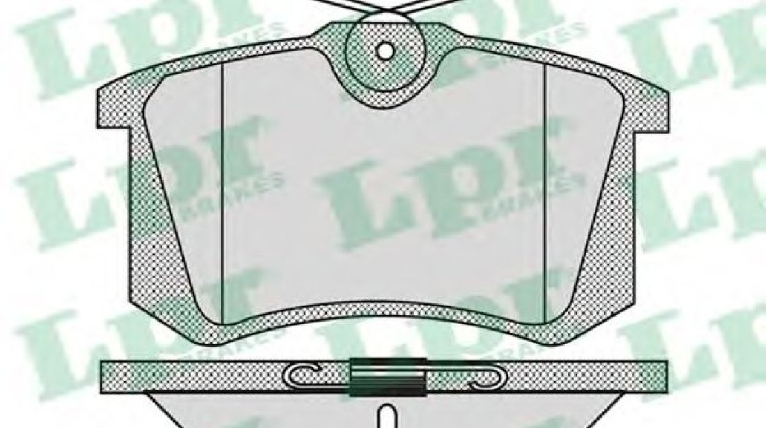 Set placute frana,frana disc PEUGEOT 307 SW (3H) (2002 - 2016) LPR 05P868 piesa NOUA