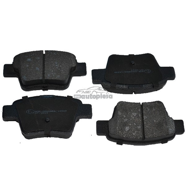 Set placute frana,frana disc PEUGEOT 307 SW (3H) (2002 - 2016) PREMIERE FPF.163 piesa NOUA