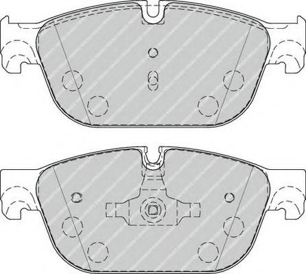 Set placute frana,frana disc PEUGEOT 308 (4A, 4C) (2007 - 2016) FERODO FDB4313 piesa NOUA