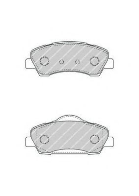 Set placute frana,frana disc PEUGEOT 308 II (2013 - 2016) FERODO FDB4491 piesa NOUA