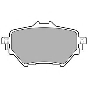 Set placute frana,frana disc PEUGEOT 308 II (2013 - 2016) DELPHI LP2505 piesa NOUA