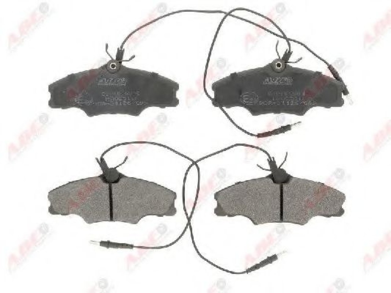 Set placute frana,frana disc PEUGEOT 406 (8B) (1995 - 2005) ABE C1P023ABE piesa NOUA