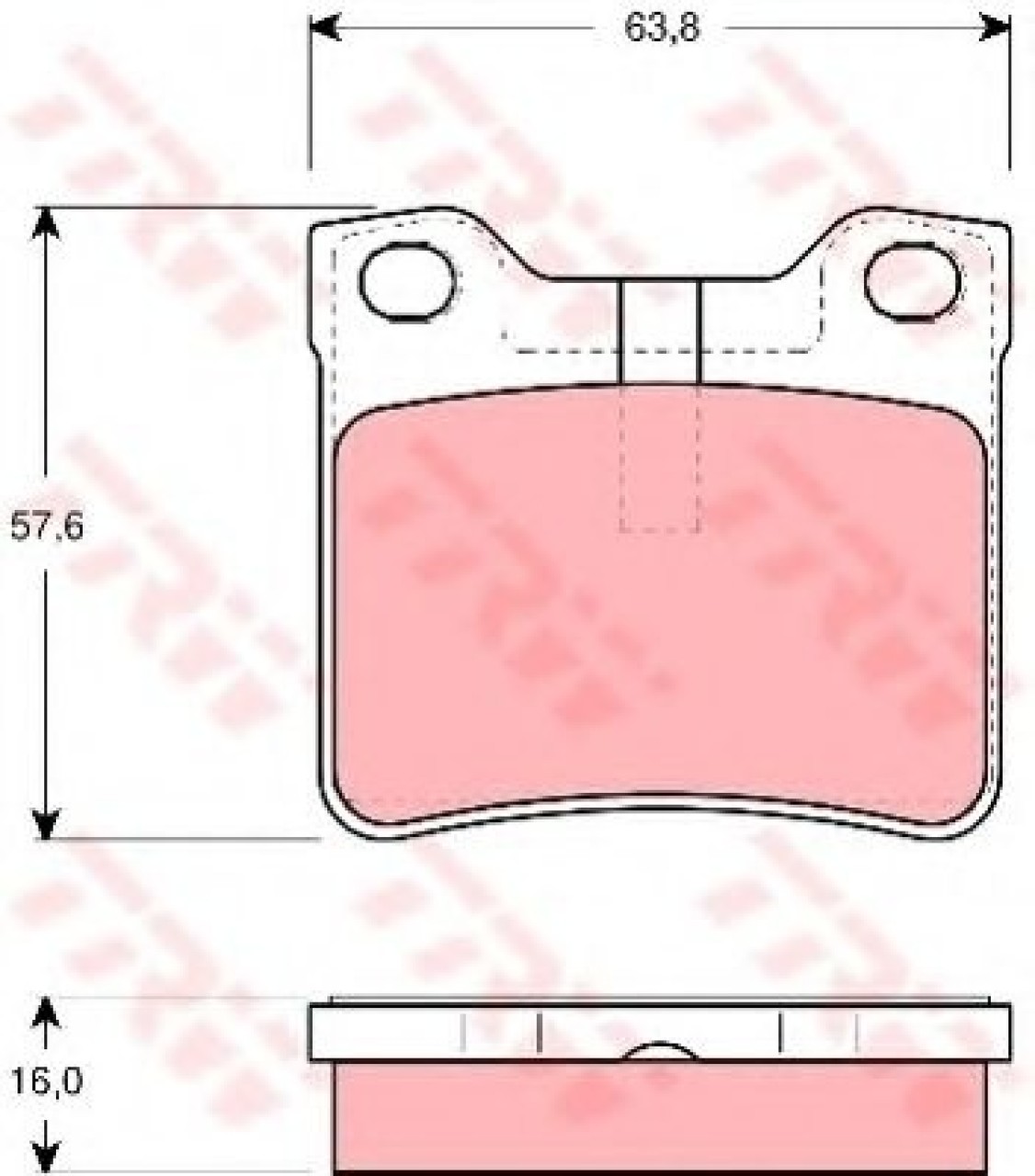 Set placute frana,frana disc PEUGEOT 406 Estate (8E/F) (1996 - 2004) TRW GDB1432 piesa NOUA