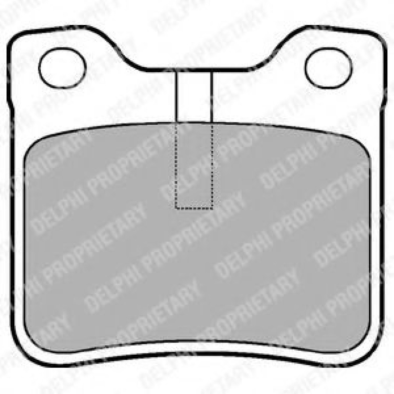 Set placute frana,frana disc PEUGEOT 406 Estate (8E/F) (1996 - 2004) DELPHI LP991 piesa NOUA