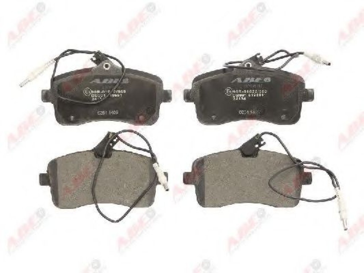 Set placute frana,frana disc PEUGEOT 407 (6D) (2004 - 2016) ABE C1P045ABE piesa NOUA