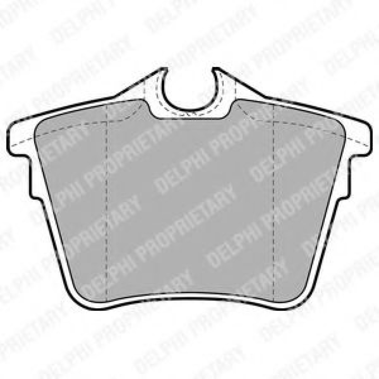 Set placute frana,frana disc PEUGEOT 407 SW (6E) (2004 - 2016) DELPHI LP1892 piesa NOUA