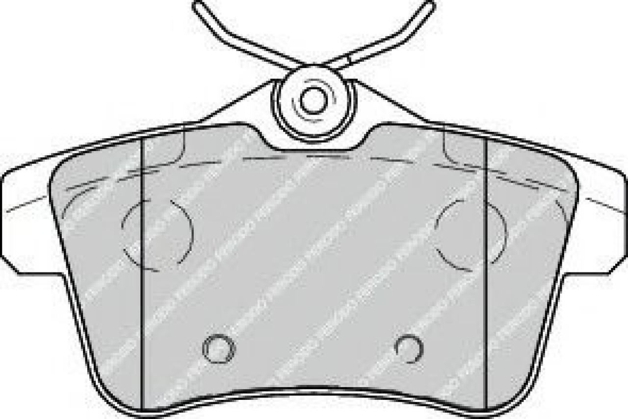 Set placute frana,frana disc PEUGEOT 508 (2010 - 2016) FERODO FDB4224 piesa NOUA
