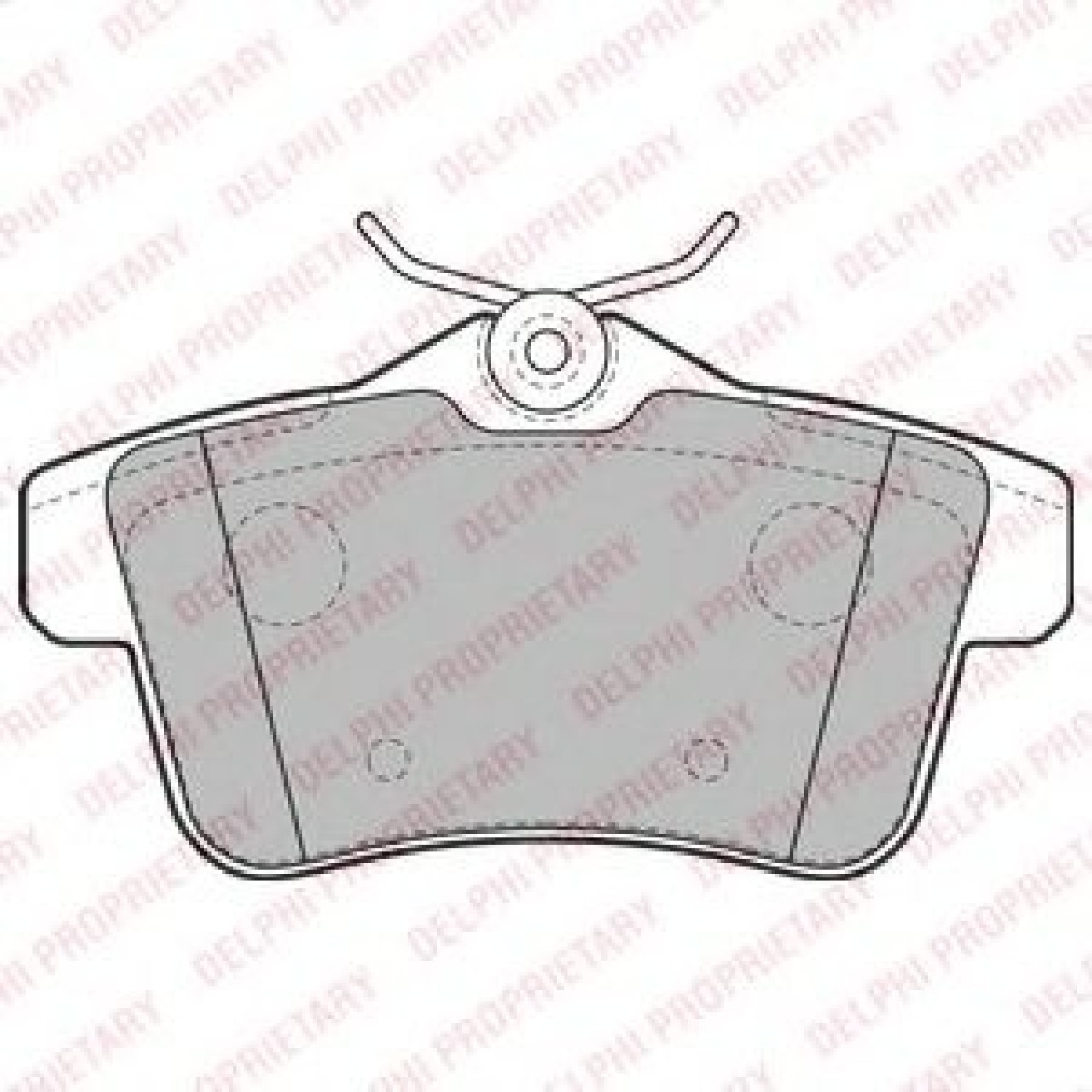 Set placute frana,frana disc PEUGEOT 508 (2010 - 2016) DELPHI LP2180 piesa NOUA