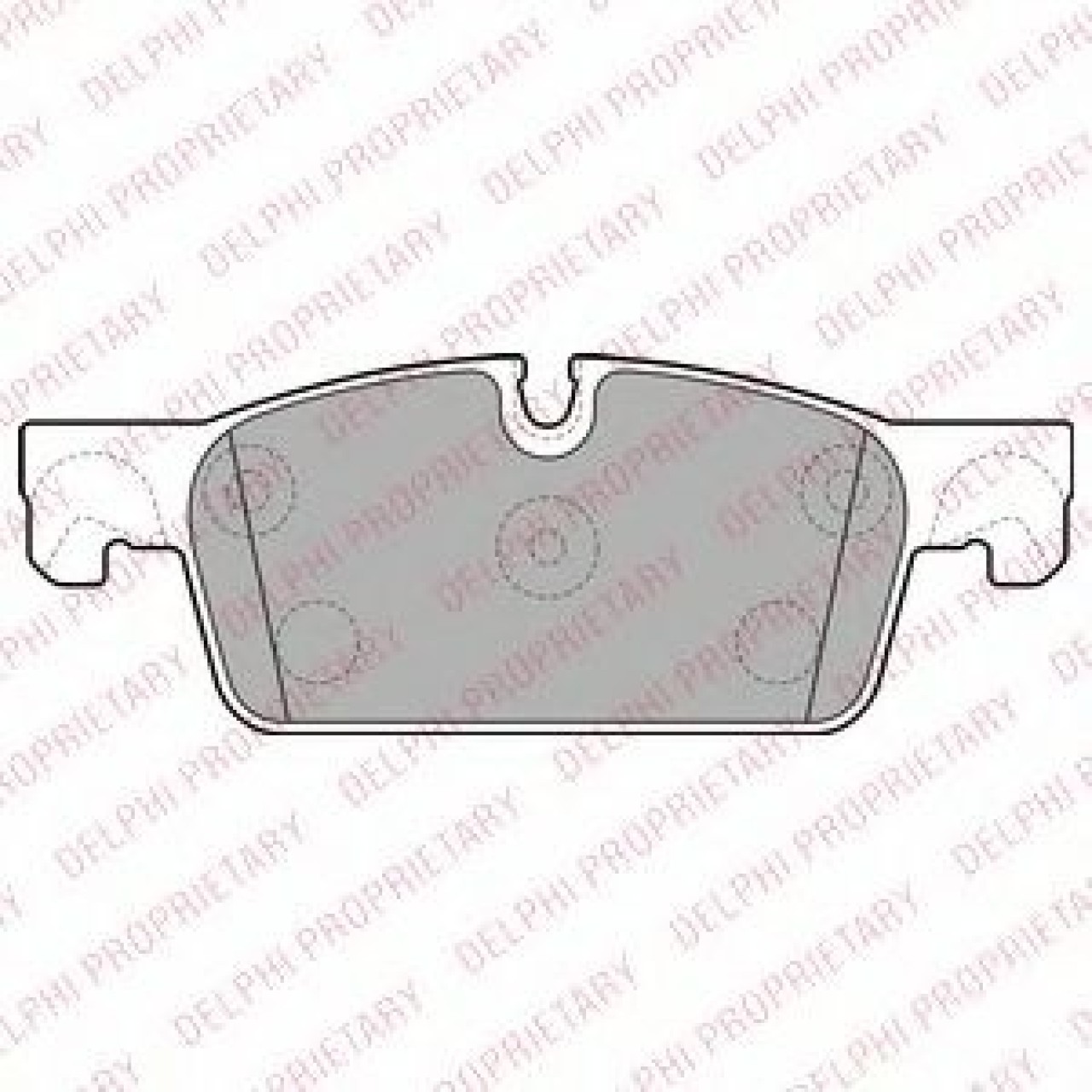 Set placute frana,frana disc PEUGEOT 508 (2010 - 2016) DELPHI LP2248 piesa NOUA