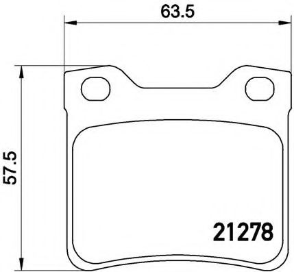 Set placute frana,frana disc PEUGEOT 607 (9D, 9U) (2000 - 2016) BREMBO P 61 058 piesa NOUA