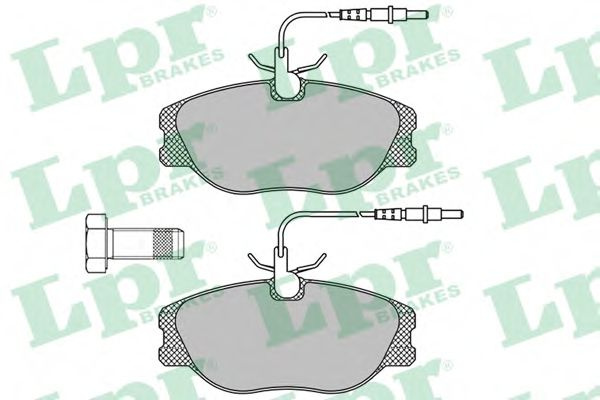 Set placute frana,frana disc PEUGEOT 806 (221) (1994 - 2002) LPR 05P498 piesa NOUA