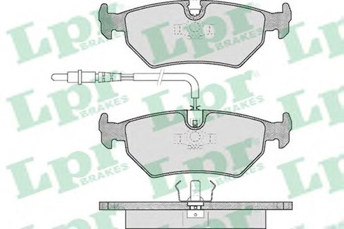 Set placute frana,frana disc PEUGEOT 806 (221) (1994 - 2002) LPR 05P497 piesa NOUA