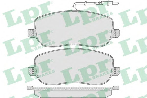 Set placute frana,frana disc PEUGEOT 807 (E) (2002 - 2016) LPR 05P831 piesa NOUA