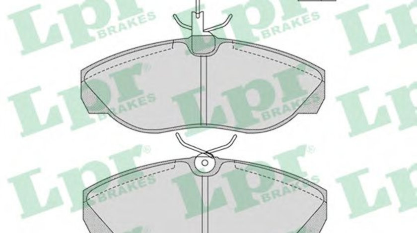 Set placute frana,frana disc PEUGEOT BOXER caroserie (230L) (1994 - 2002) LPR 05P965 piesa NOUA