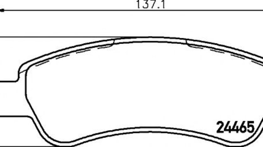 Set placute frana,frana disc PEUGEOT BOXER caroserie (2006 - 2016) TEXTAR 2446501 - produs NOU