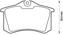 Set placute frana,frana disc PEUGEOT EXPERT (224) ...