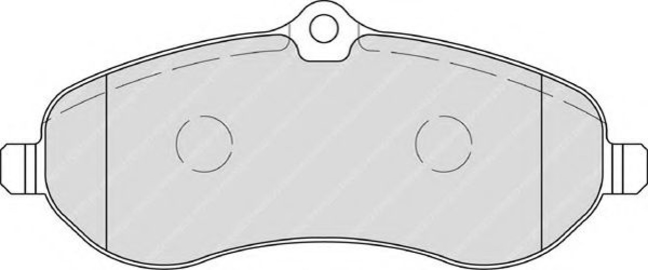 Set placute frana,frana disc PEUGEOT EXPERT platou / sasiu (2007 - 2016) FERODO FVR1771 piesa NOUA