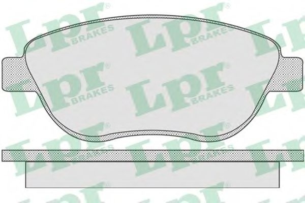 Set placute frana,frana disc PEUGEOT PARTNER (2008 - 2016) LPR 05P807 piesa NOUA