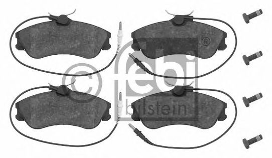 Set placute frana,frana disc PEUGEOT PARTNER combispace (5F) (1996 - 2012) FEBI BILSTEIN 16237 piesa NOUA