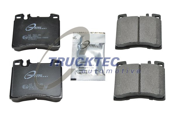 Set placute frana,frana disc punte fata (0235155 TRUCKTEC) MERCEDES-BENZ