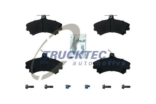 Set placute frana,frana disc punte fata (0235247 TRUCKTEC) MITSUBISHI,SMART