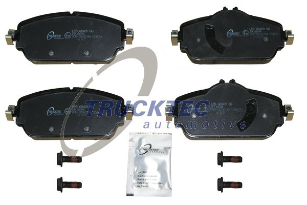 Set placute frana,frana disc punte fata (0235466 TRUCKTEC) MERCEDES-BENZ