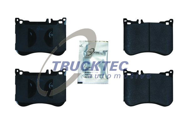 Set placute frana,frana disc punte fata (0235508 TRUCKTEC) MERCEDES-BENZ