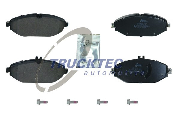 Set placute frana,frana disc punte fata (0235516 TRUCKTEC) MERCEDES-BENZ