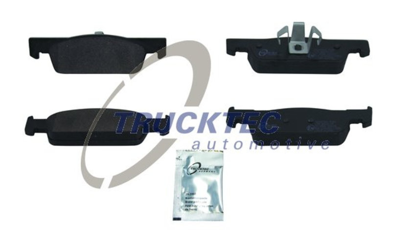 Set placute frana,frana disc punte fata (0235552 TRUCKTEC) DACIA,RENAULT,SMART