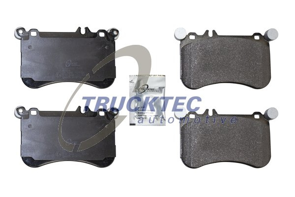 Set placute frana,frana disc punte fata (0235565 TRUCKTEC) MERCEDES-BENZ