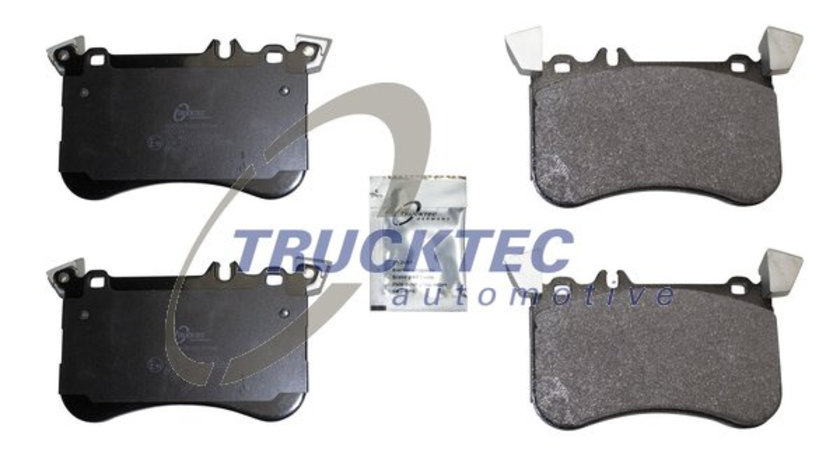 Set placute frana,frana disc punte fata (0235572 TRUCKTEC) MERCEDES-BENZ