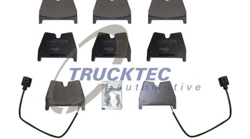 Set placute frana,frana disc punte fata (0735287 TRUCKTEC) AUDI