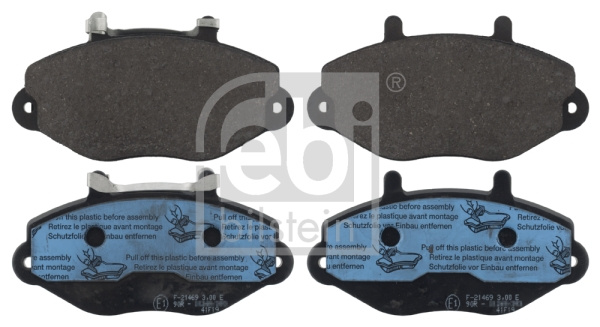 Set placute frana,frana disc punte fata (116070 FEBI BILSTEIN) FORD