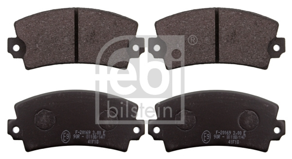 Set placute frana,frana disc punte fata (116179 FEBI BILSTEIN) RENAULT