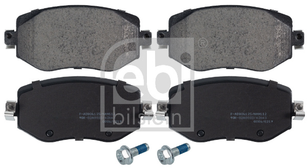 Set placute frana,frana disc punte fata (116245 FEBI BILSTEIN) RENAULT