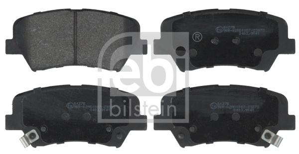 Set placute frana,frana disc punte fata (116261 FEBI BILSTEIN) HYUNDAI,KIA