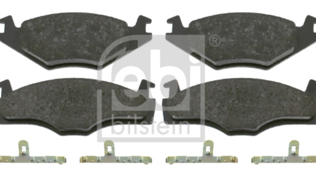 Set placute frana,frana disc punte fata (16005 FEBI BILSTEIN) SEAT,VW