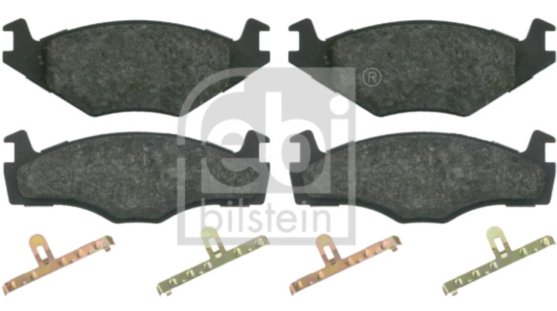 Set placute frana,frana disc punte fata (16012 FEBI BILSTEIN) SEAT,VW