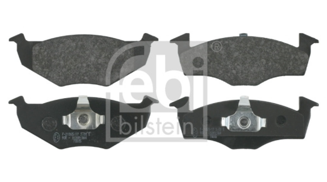 Set placute frana,frana disc punte fata (16044 FEBI BILSTEIN) SEAT,SKODA,VW