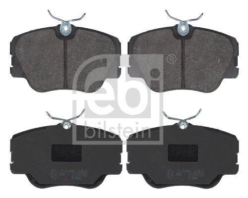 Set placute frana,frana disc punte fata (16193 FEBI BILSTEIN) MERCEDES-BENZ