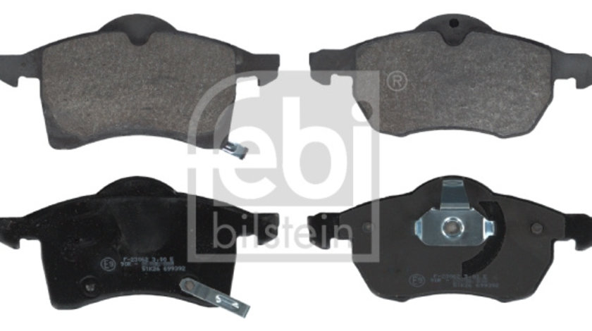 Set placute frana,frana disc punte fata (16232 FEBI BILSTEIN) CHEVROLET,OPEL,VAUXHALL